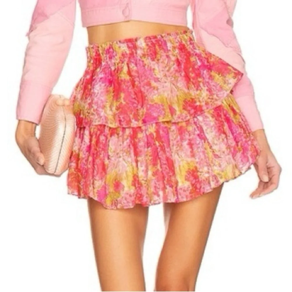 LoveShackFancy Ruffle Mini Skirt - Picture 7 of 7
